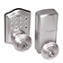 Honeywell Electronic Entry Knob Door Lock with Keypad, Satin Nickel