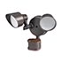 Honeywell LED 2 Stage Security Floodlight, 2 Heads with Motion Detection, Bronze