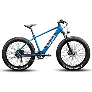 Honeywell El Capitan X Fat Tire Electric Mountain Bike, Blue