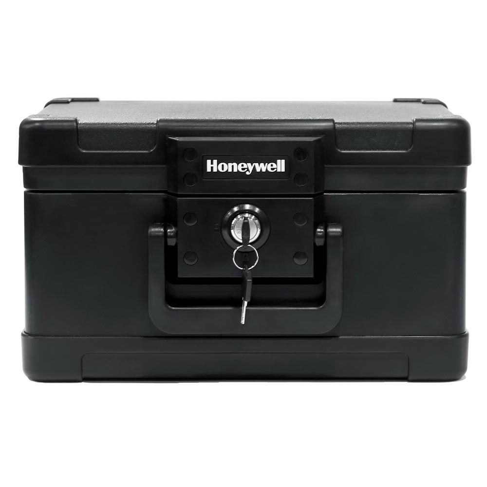 Honeywell Lightweight 30 Minute Fire Safe and Waterproof Chest with Carry Handle - 1502 (.15 cu ft.)