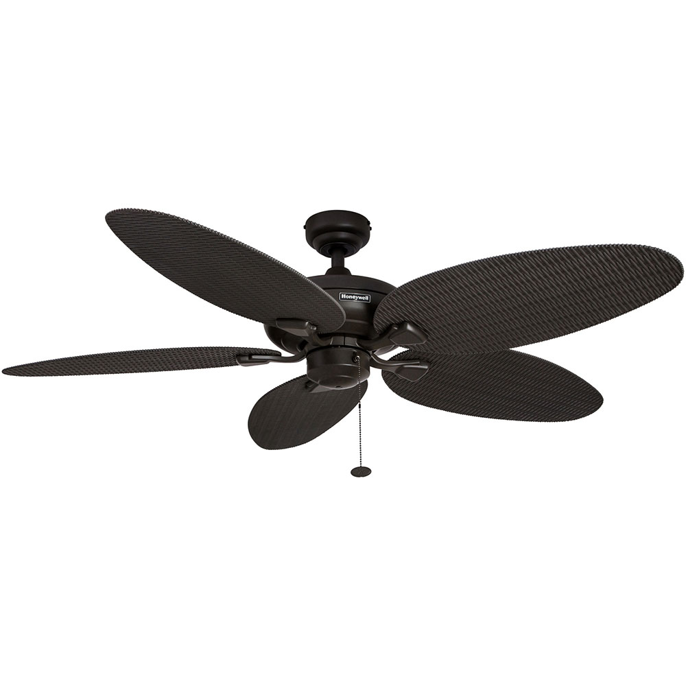 Honeywell Duvall Indoor and Outdoor Ceiling Fan, Bronze, 52 Inch - 50201