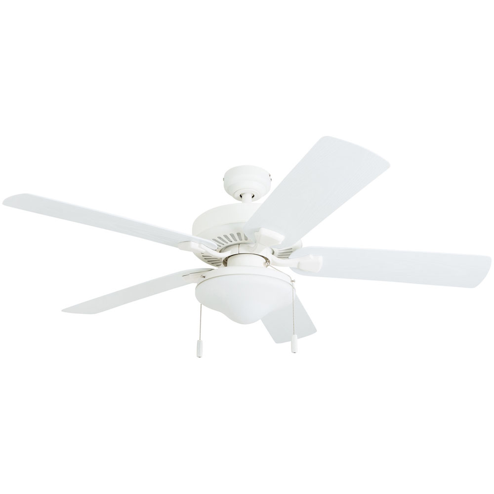 Honeywell Belmar Indoor and Outdoor Ceiling Fan, White, 52-Inch - 50513-03