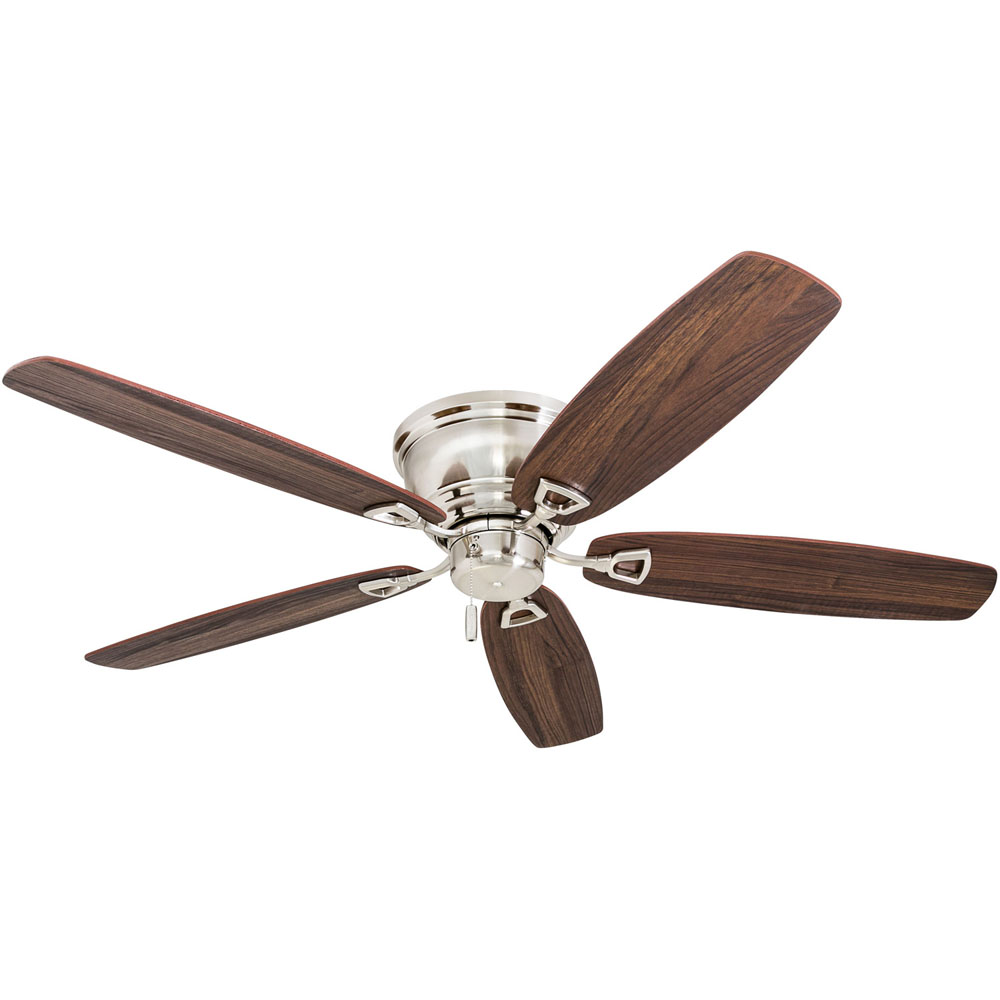 Honeywell Glen Alden Indoor Ceiling Fan, Brushed Nickel, 52-Inch - 50515-03