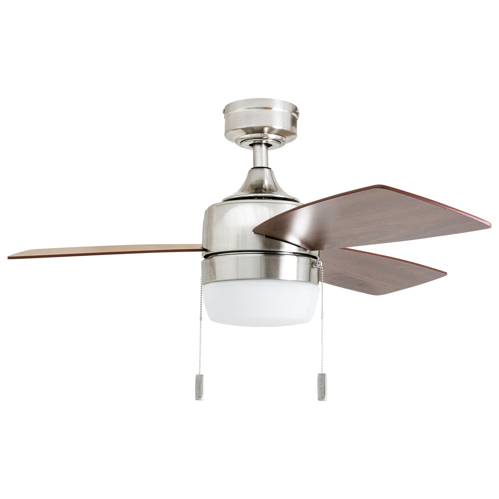 Honeywell Barcadero Indoor Ceiling Fan, Modern Brushed Nickel, 44-Inch - 50616-03