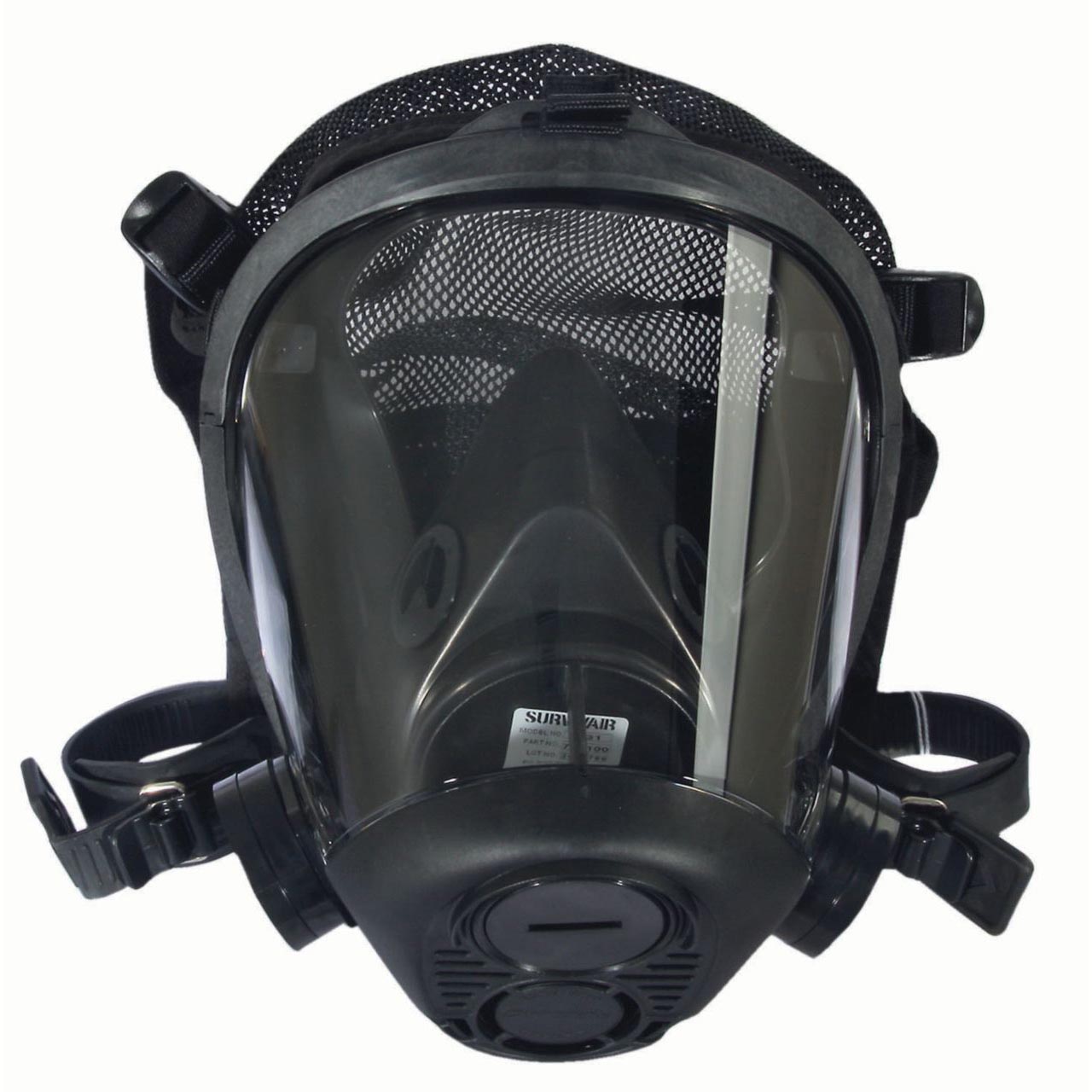 Honeywell Survivair Opti-Fit Tactical Gas Mask Facepiece with Mesh Headnet, Medium