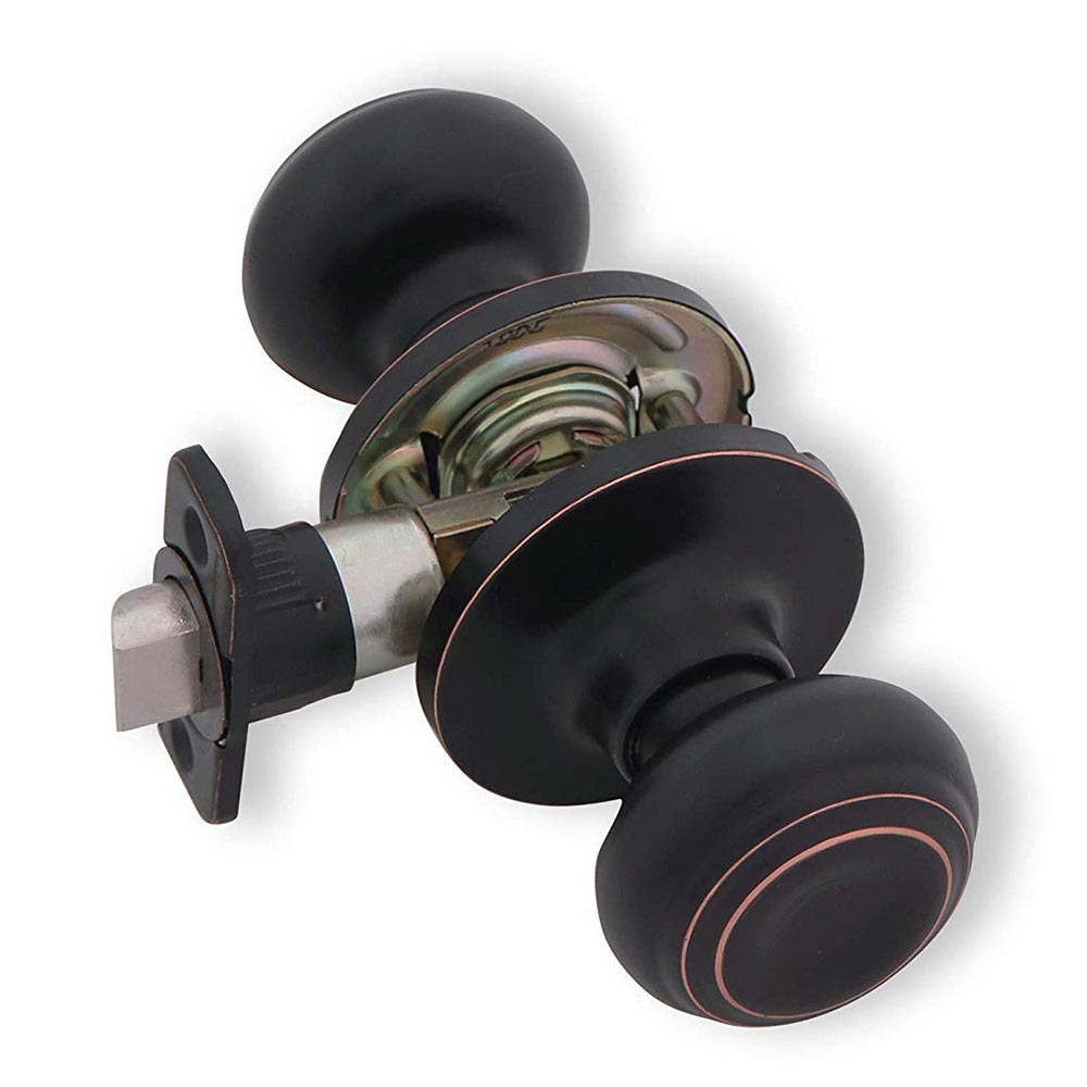 Oval Ball Door Knobs Oil Rubbed Bronze Finish Passage Knobs for Closet -  Probrico