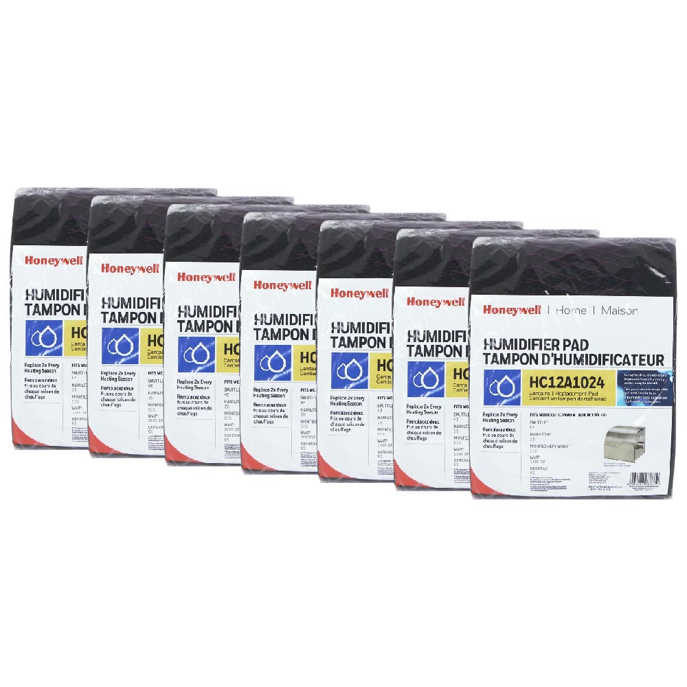 7 Pack Bundle of Honeywell HC12A1024/C Whole House Humidifier Pad