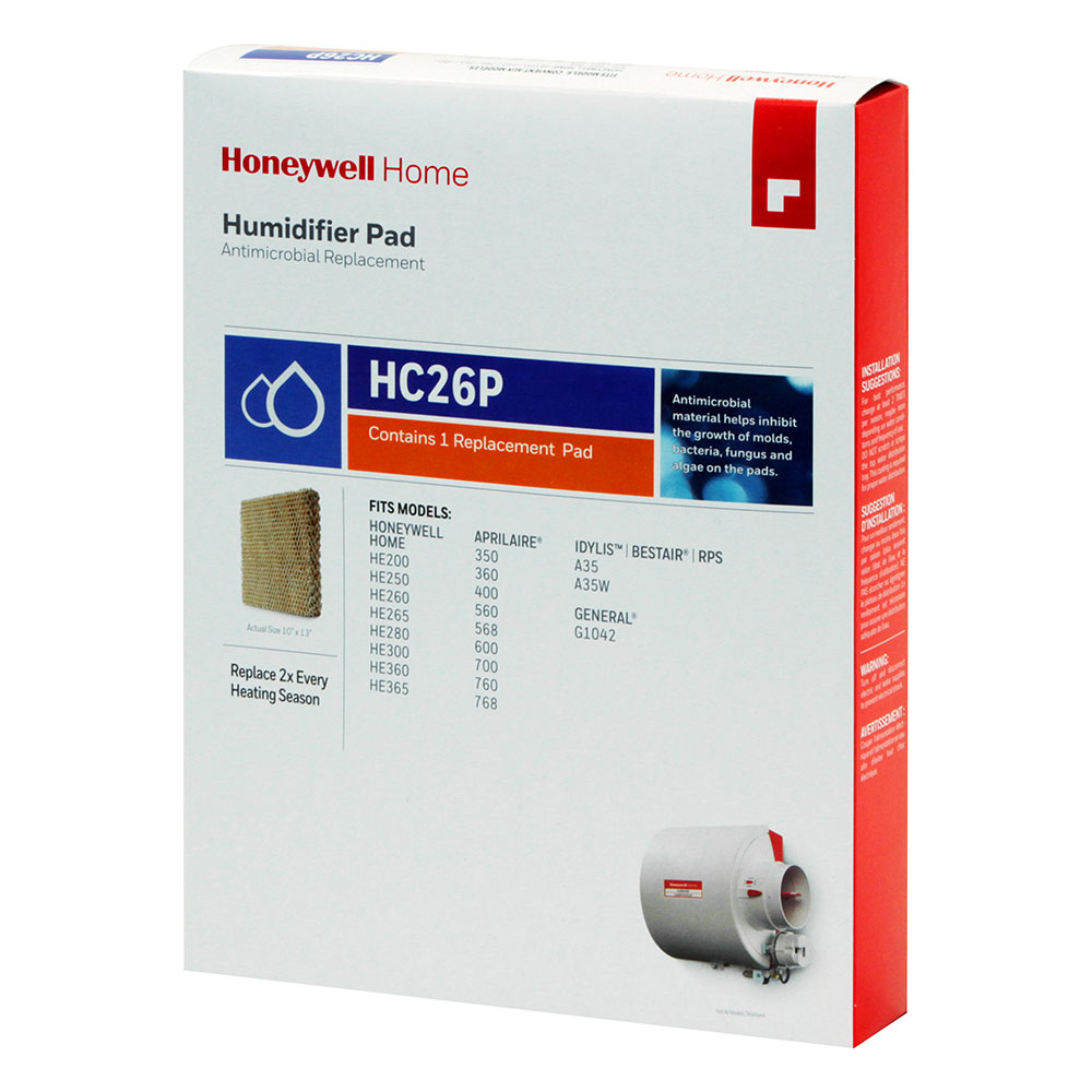 Honeywell HE365A1000 Fan-Powered Flow-Through Humidifier and Humidistat