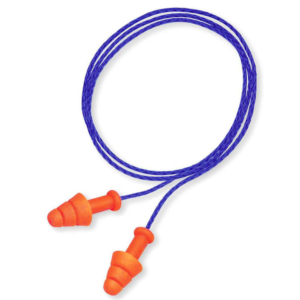Howard Leight by Honeywell Smart Fit corded multiple-use earplugs - 2 pair with carrying case - R-01520