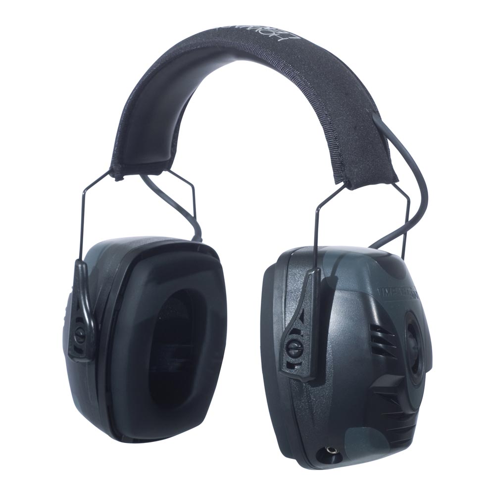 Howard Leight by Honeywell Impact Pro High NRR Sound Amplification Electronic Earmuff, Black and Gray - R-01902