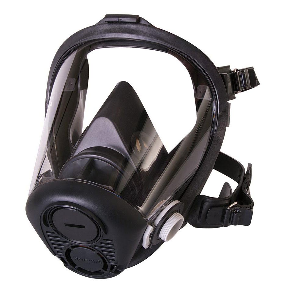 Honeywell RU65001M Silicone Full Facepiece Respirator with 5 Point Harness, Medium