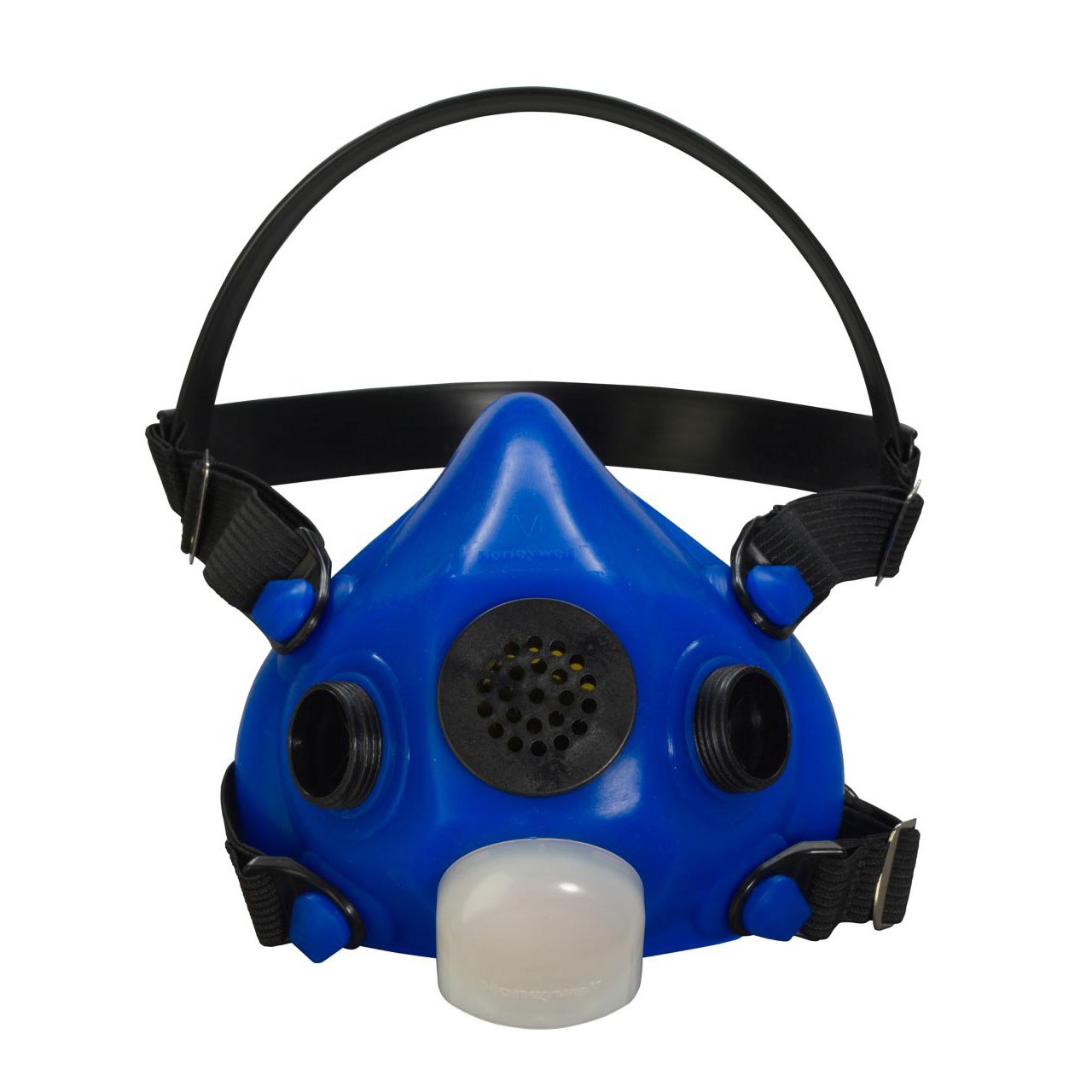 Honeywell North RU85004M Blue Half Mask Respirator with Speech Diaphragm Diverter Exhalation Cover, Medium