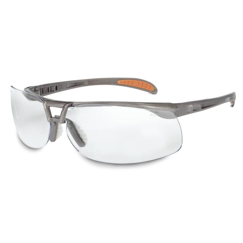 Honeywell Uvex Protege Safety Eyewear Sandstone Frame Clear Lens