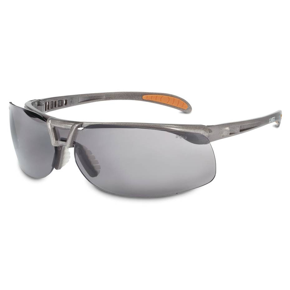 Honeywell Uvex Protege Safety Eyewear, Sandstone Frame, Gray Lens - RWS ...