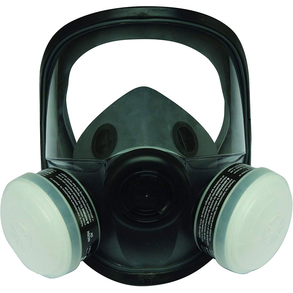 Honeywell OV/R95 Reusable Paint Spray & Pesticide Respirator Convenience Pack; Medium/Large Elastomer Full Facepiece - RWS-54037