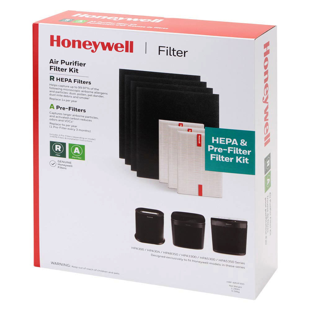 Honeywell HRF-ARVP300 HEPA Filter And Pre-Filter Combo Pack For HPA300 Series Air Purifiers (Filters A/R)