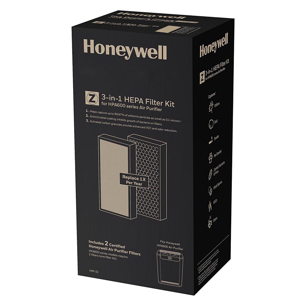 Honeywell HRF-Z2 HEPA Replacement Filter Kit For HPA600 Series Air Purifiers (Filter Z)