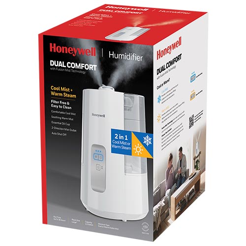 Honeywell Ultra Comfort Cool Mist Humidifier, White Cool Mist