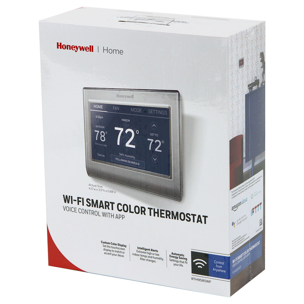 Honeywell RTH9585WF1004 Wi Fi Smart Color 7 Day Programmable Thermostat