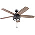 Honeywell Foxhaven Indoor and Outdoor Ceiling Fan, Matte Black, 52-Inch - 51631
