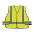 Honeywell High Visibility Lime Green Safety Vest with reflective stripes - RWS-50004