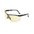 Honeywell Genesis Safety Eyewear, Black Adjustable Frame, Amber Lens, Anti-Fog Lens Coating - RWS-51025