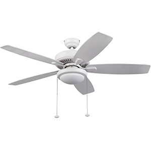 Honeywell Blufton Outdoor & Indoor Ceiling Fan, White, 52 Inch - 10282