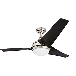 Honeywell Rio Ceiling Fan, Brushed Nickel Finish, 54 Inch - 50195