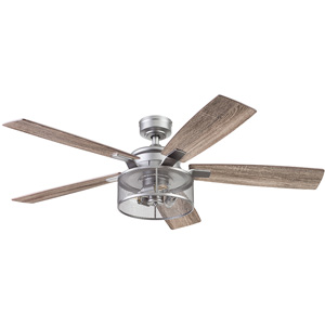 Honeywell Carnegie Indoor 52-inch Ceiling Fan with Remote, Pewter