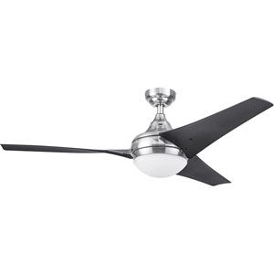 Honeywell Neyo 52 inch Contemporary Ceiling Fan with Light, Brushed Nickel