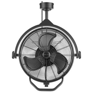 Honeywell 18 inch Garage Ceiling Fan with Remote and Dual Height Mount