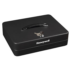 Honeywell 6113 Deluxe Steel Cash Box (5 Bill/8 Coin Slots)