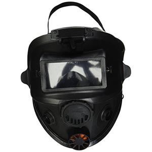 Honeywell North 7600 Series Full Face with Welding Attachment, Medical-Grade Silicone Air Purifying Respirator