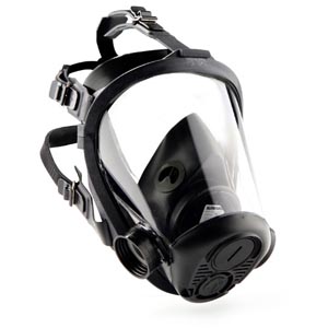 Honeywell Survivair Opti-Fit Tactical Gas Mask with 5-Point Strap, Medium