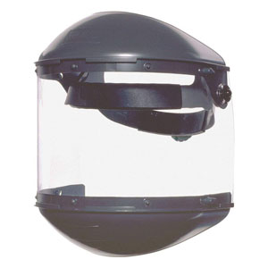 Fibre-Metal by Honeywell Clear Visor Gray Noryl Chin Guard 4 in. - FM400DCCL
