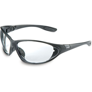 UVEX by Honeywell S0600D Seismic Black Safety Glasses/Clear Anti-Fog