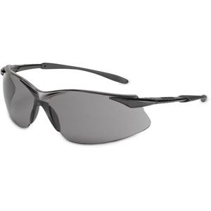UVEX by Honeywell XV201 Safety Glasses with Wraparound Frame, Gray/Black