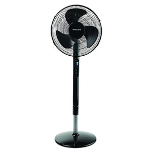 Honeywell Advanced QuietSet 16 in. Stand Fan with Noise Reduction Technology - Black, HSF600B