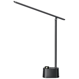 Honeywell Multi-Angle Adjustable LED Desk/Table Lamp with USB A+C Charging Ports and Eye Protection, Black HWT-H01-PRO