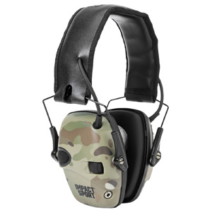 Howard Leight by Honeywell Impact Sport Sound Amplification Electronic Shooting Earmuff, MultiCam - R-02526